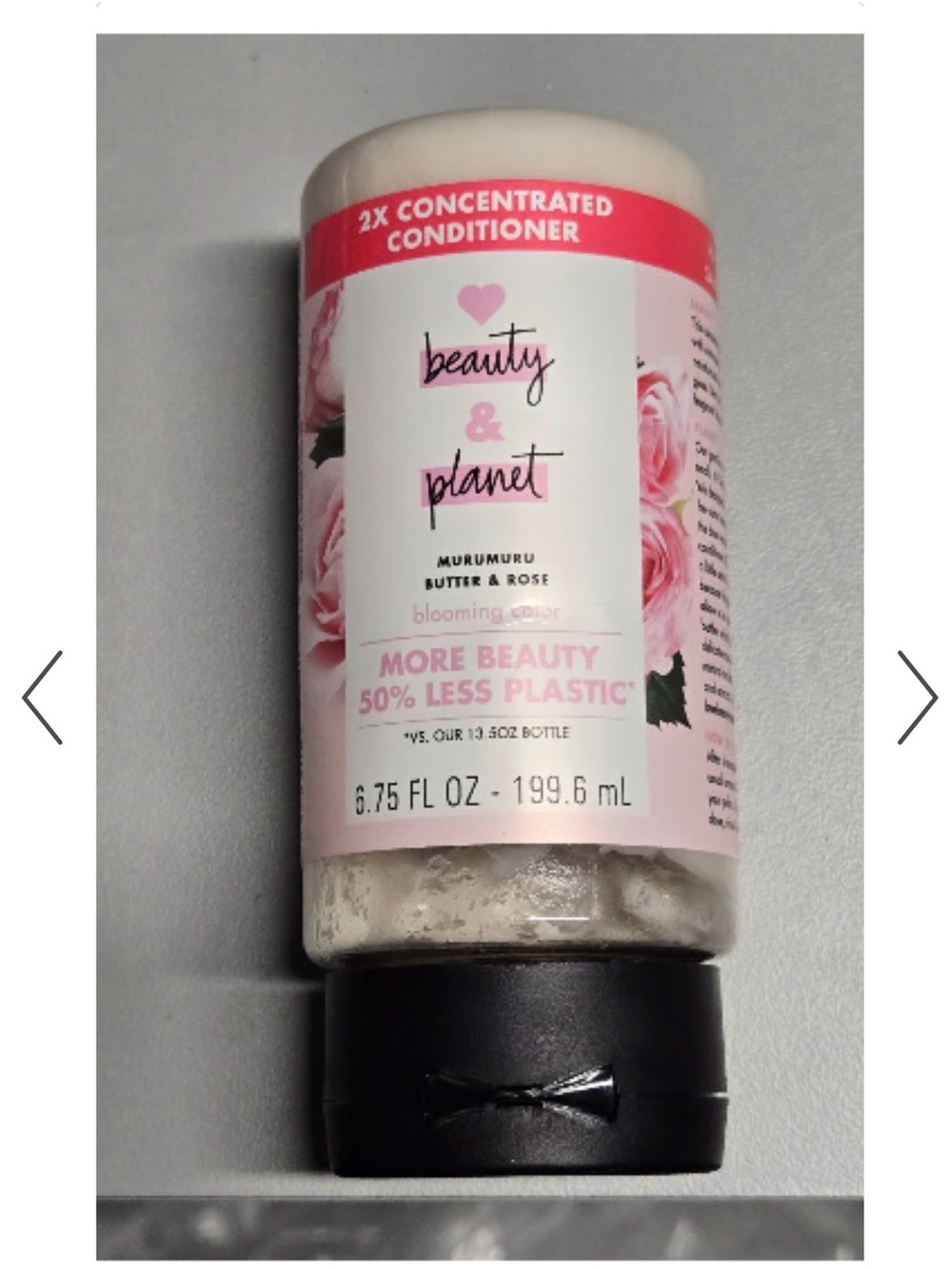 Beauty & Planet Murumuru Butter & Rose Conditioner - 6.75floz